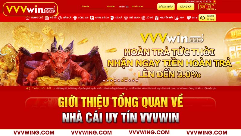 Giới thiệu tổng quan về nhà cái uy tín VvvWin Giới thiệu tổng quan về nhà cái uy tín VvvWin