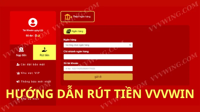 Rút tiền VVVWIN